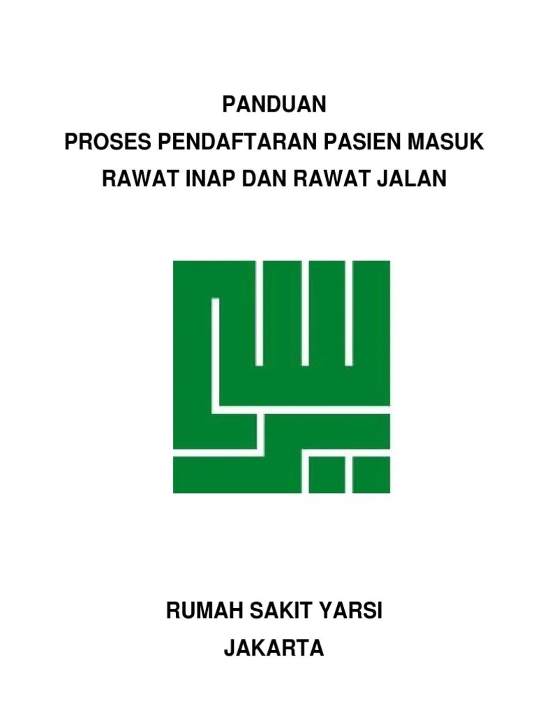 Ark 2 Ep. 1 Panduan Proses Pendaftaran Pasien Masuk Rawat Inap Dan Rawat  Jalan | PDF