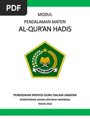 Mapel Al-Qur&rsquo;an Hadis - Modul 1 Sd. 6-1 | PDF
