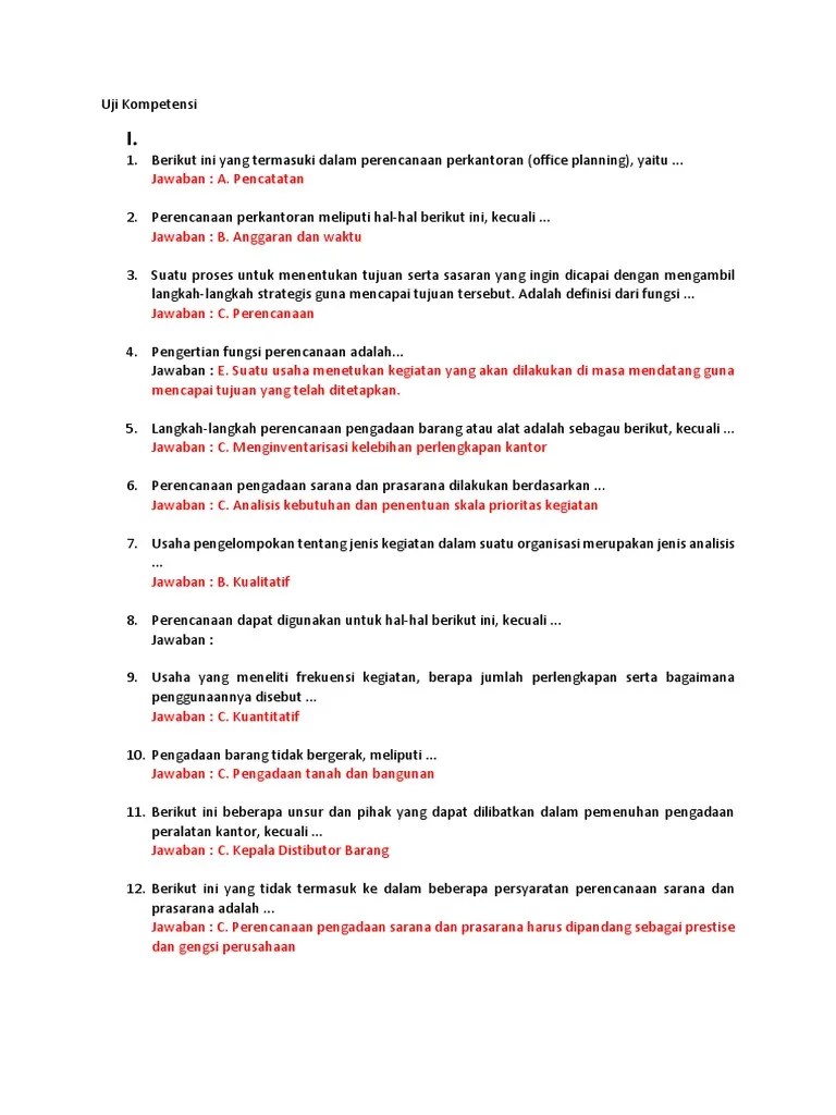 Uji Kompetensi Hal 16 | PDF