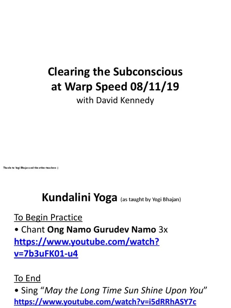 Clearing The Subconscious Mind Get Rid of Fear, Create Joy & Success