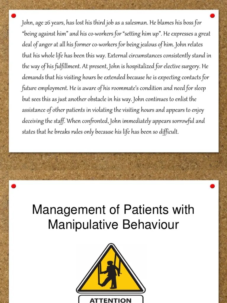 Manipulative Behavior Psychological Manipulation Id