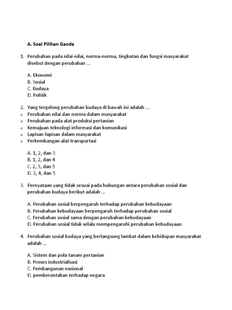 Keiko Soal Ips Uh 2 | PDF