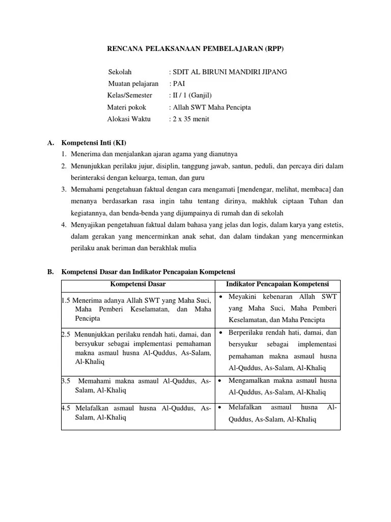 Pel. 3 Allah SWT Maha Pencipta | PDF