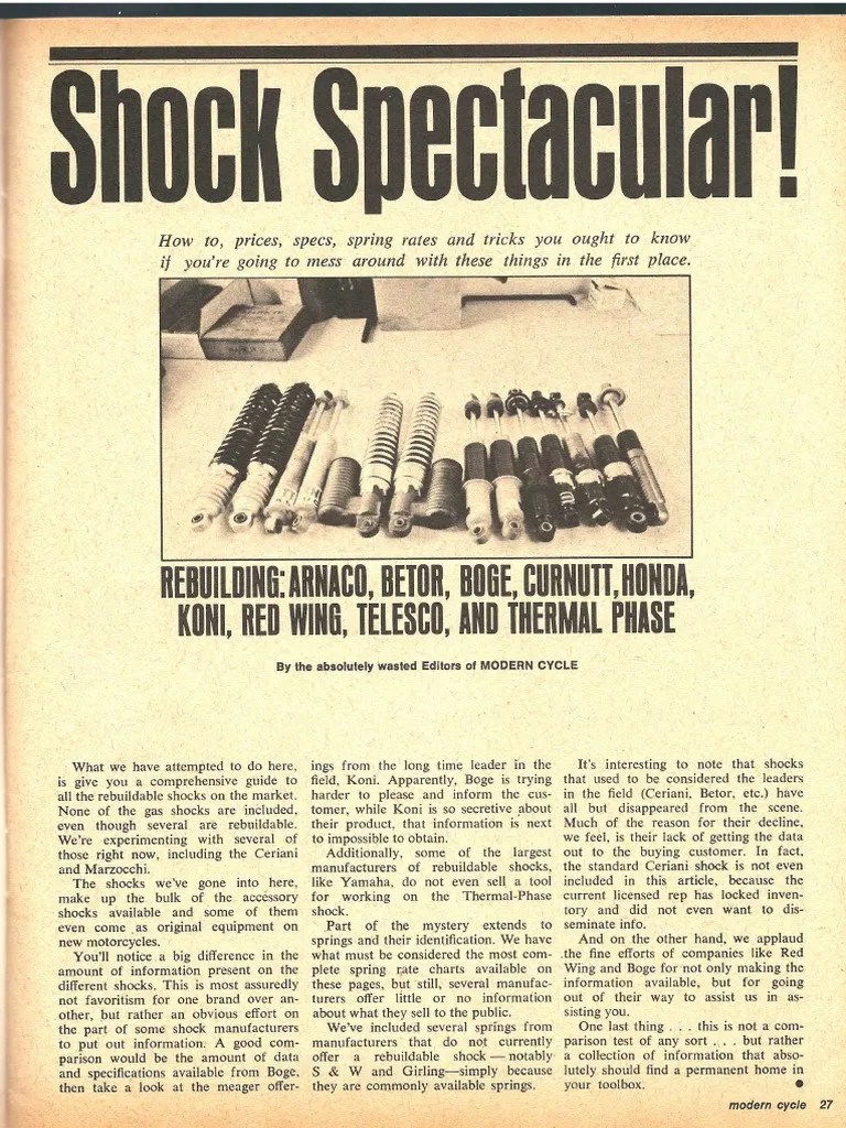 Shock Rebuild Full PDF