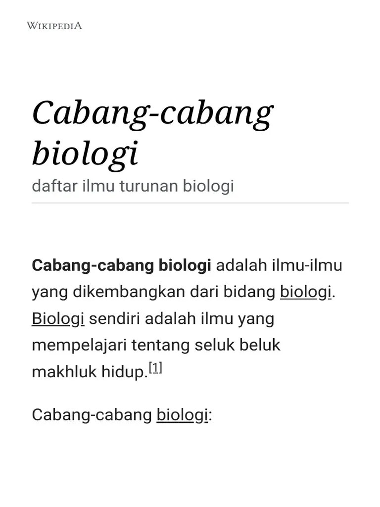 Cabang Ilmu Biologi Yang Mempelajari Tentang Virus Adalah Terkait Ilmu