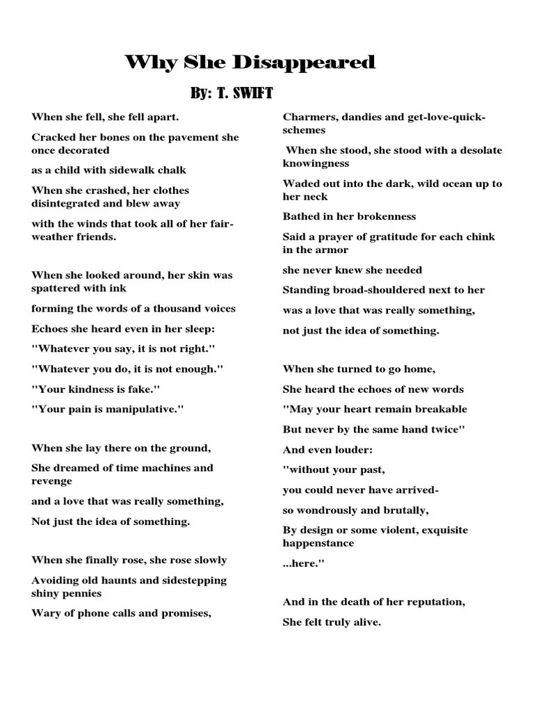 Why She Disappeared by PDF