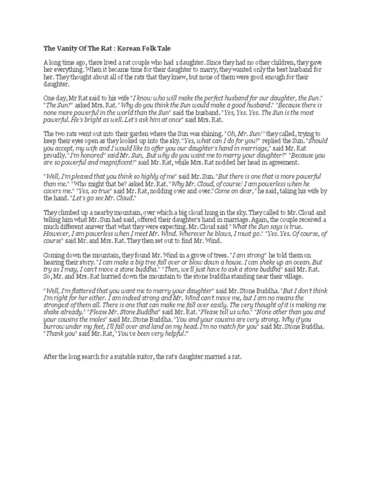 The Vanity of The Rat PDF Wound