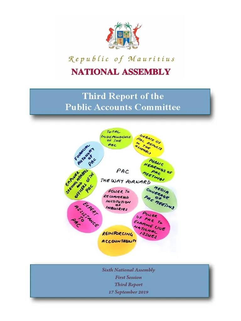 Third Report of the Public Accounts Committee Sixth National Assembly
