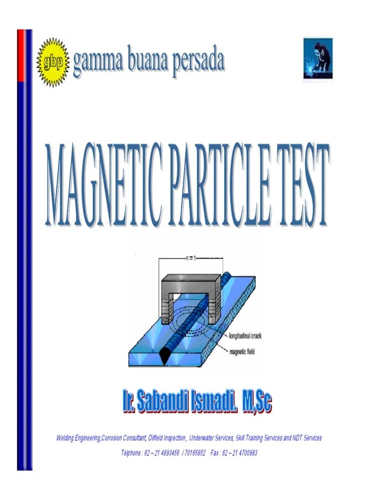 Particle Test Nondestructive Testing Applied And Interdisciplinary Physics