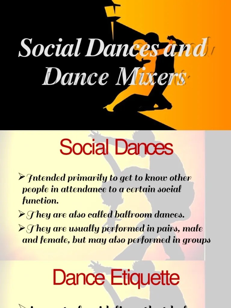 What Is The Contribution Of Social And Dance Mixers To Your Fitness at