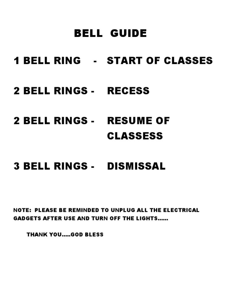 Bell Guide