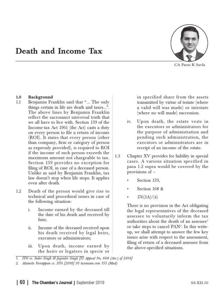 Death and Tax 1568767920 PDF Executor Taxes