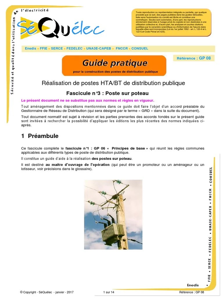 SeQuelec Guide 8 | PDF | Transformateur électrique | Réseau électrique