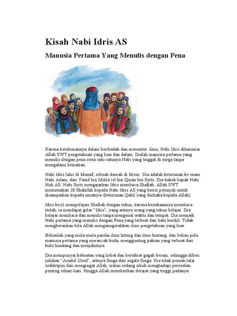Kisah Nabi Idris As | PDF