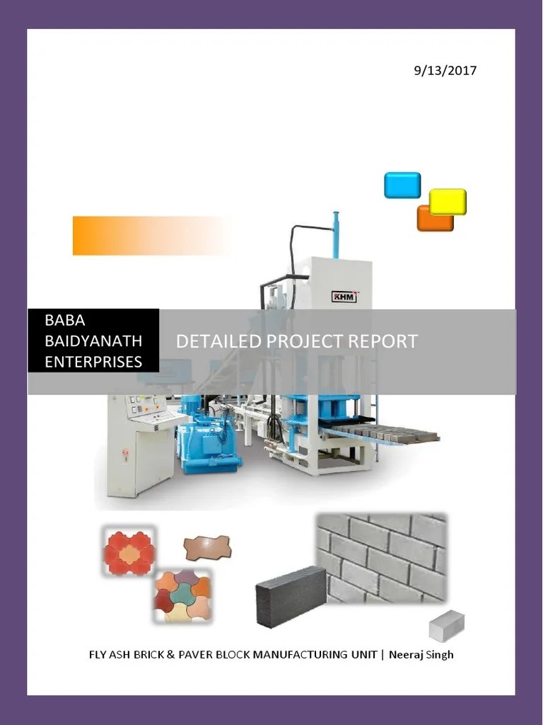 DPR Fly Ash Bricks | PDF | Fly Ash | Brick