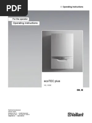 ecoTEC plus - Vaillant