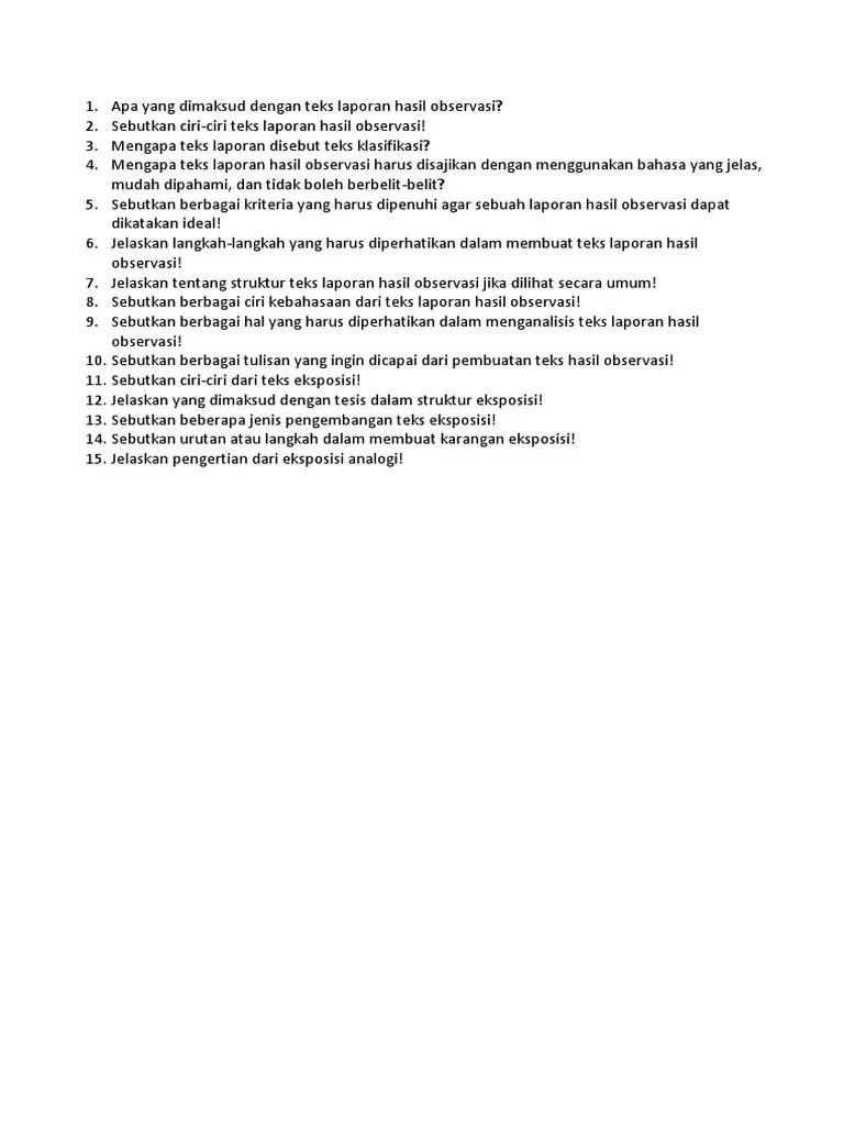 Sebutkan Beberapa Jenis Pengembangan Teks Eksposisi Coba Sebutkan