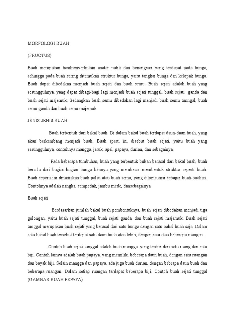 Makalah Buah Sejati | PDF