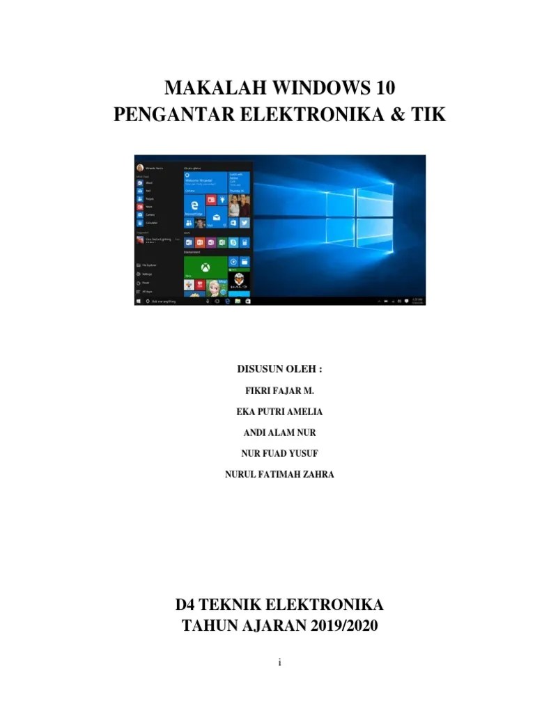 Makalah Windows 10