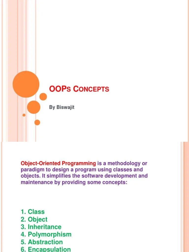 Oops Abap Fundamental PDF Class Programming) Method