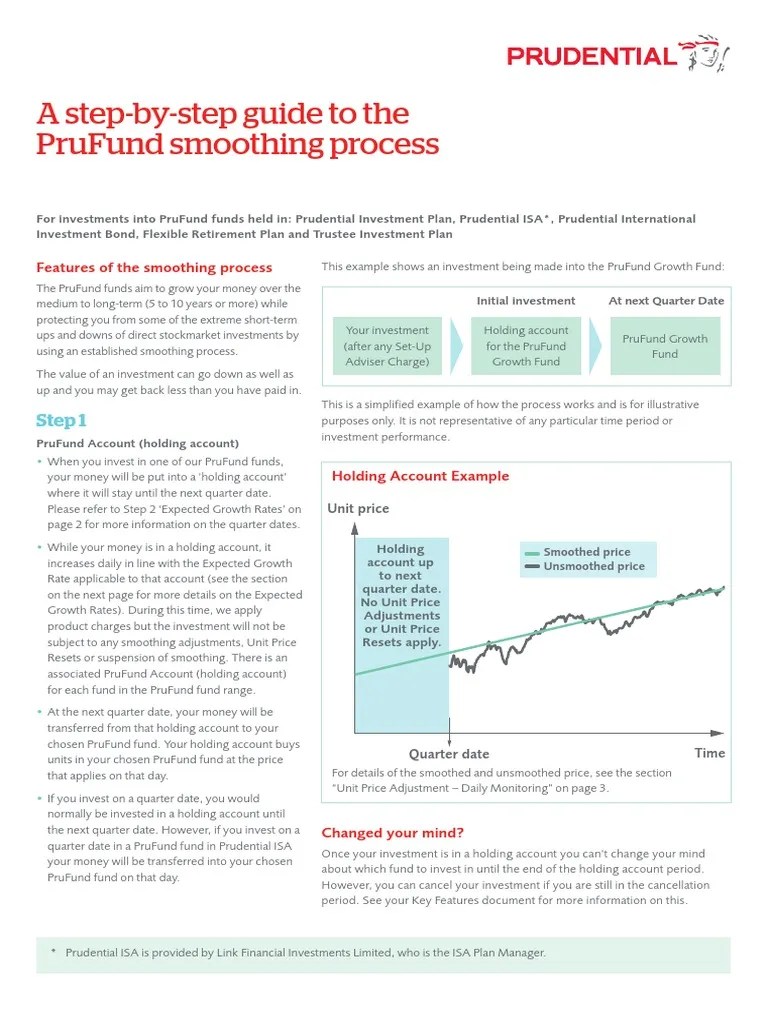 A StepByStep Guide To The Prufund Smoothing Process PDF Investing Risk