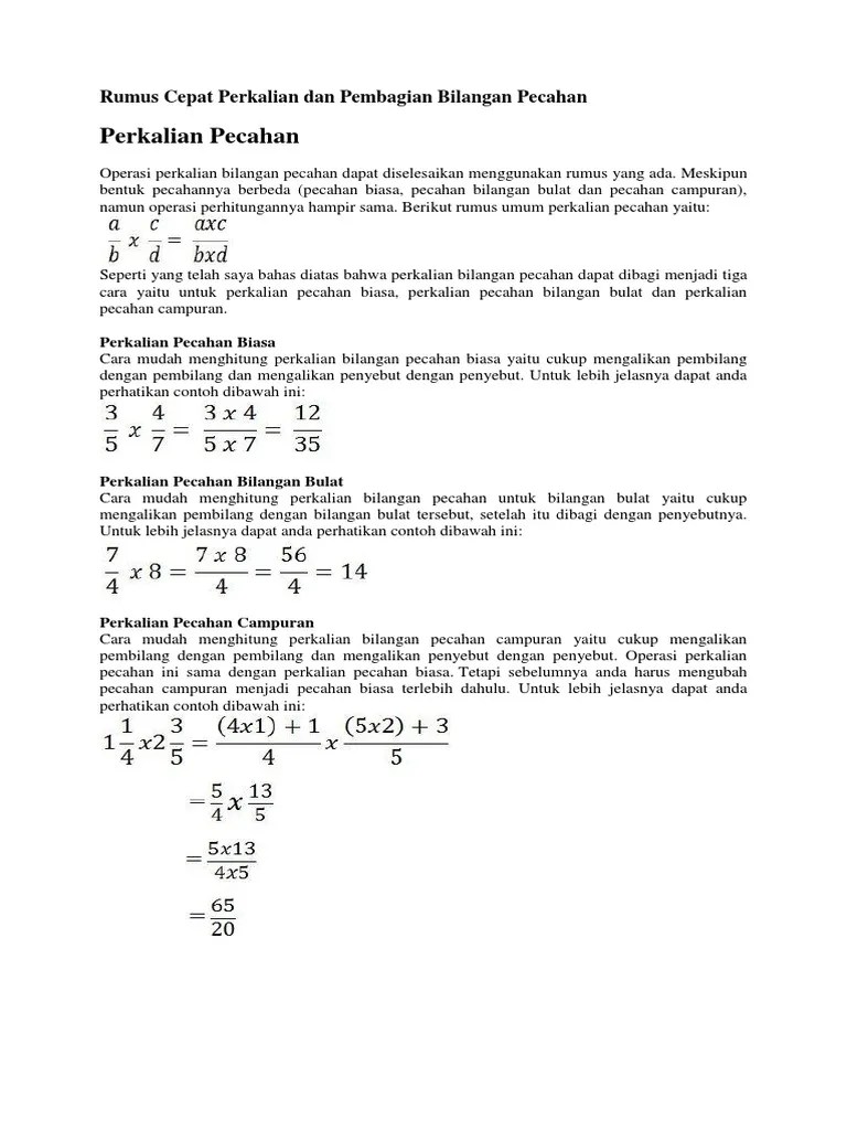 Perkain Pembagian | PDF