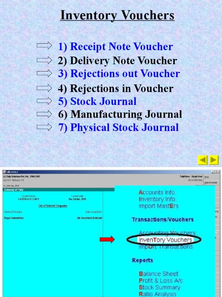 Inventory Vouchers Pps PDF