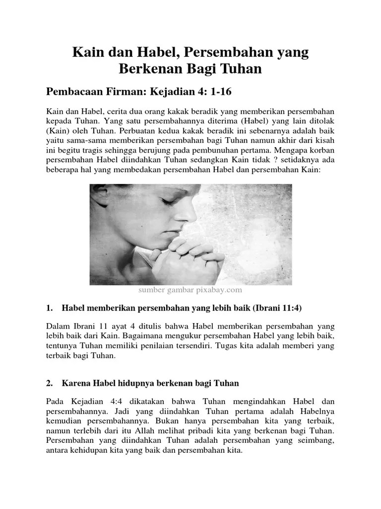 ALLEN Kain Dan Habel | PDF