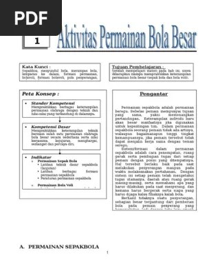 Bab 1 Aktivitas Bola Besar | PDF