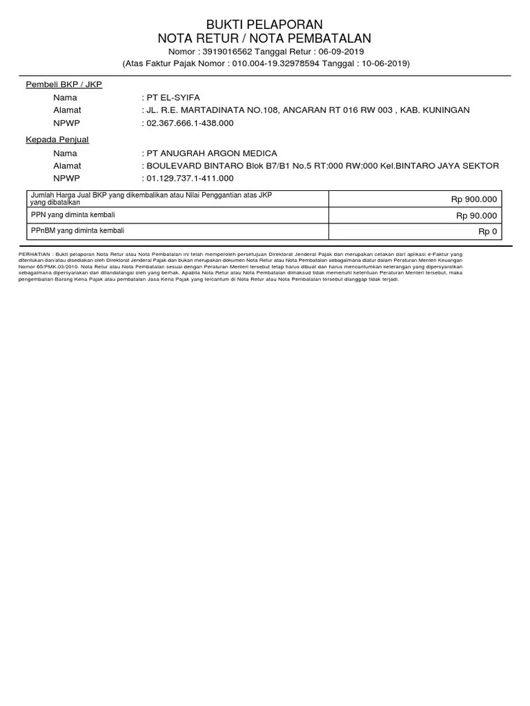 Retur Obat Aam | PDF