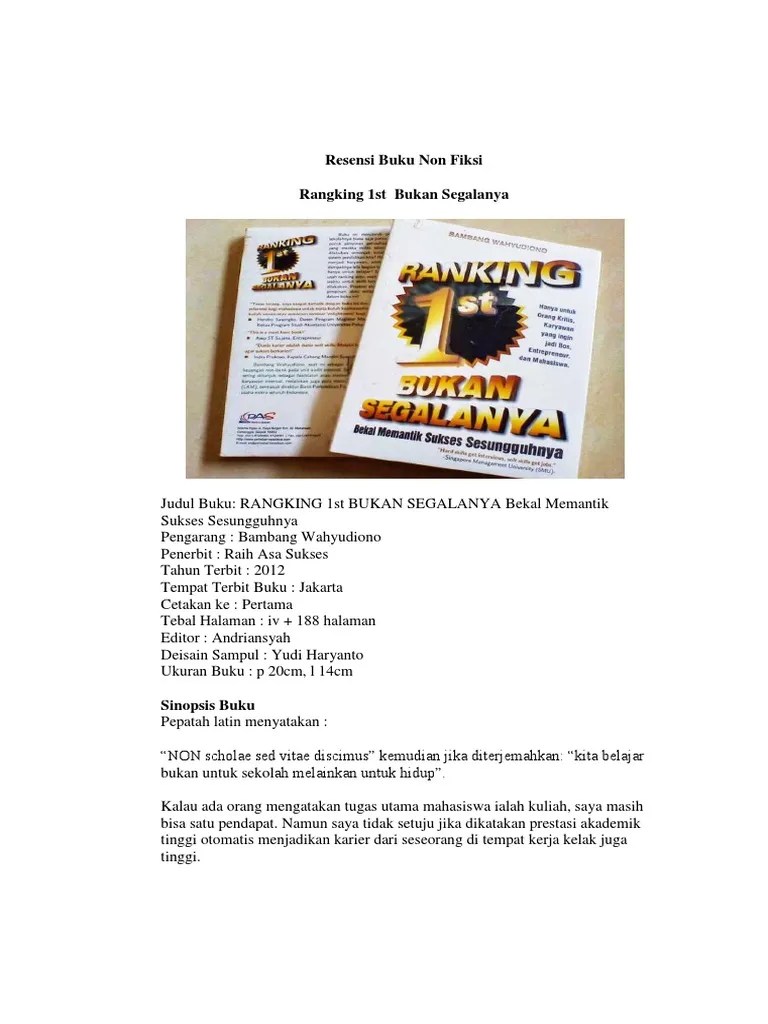 Resensi Buku Non Fiksi 2 | PDF