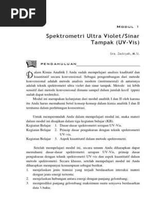 UV Vis | PDF