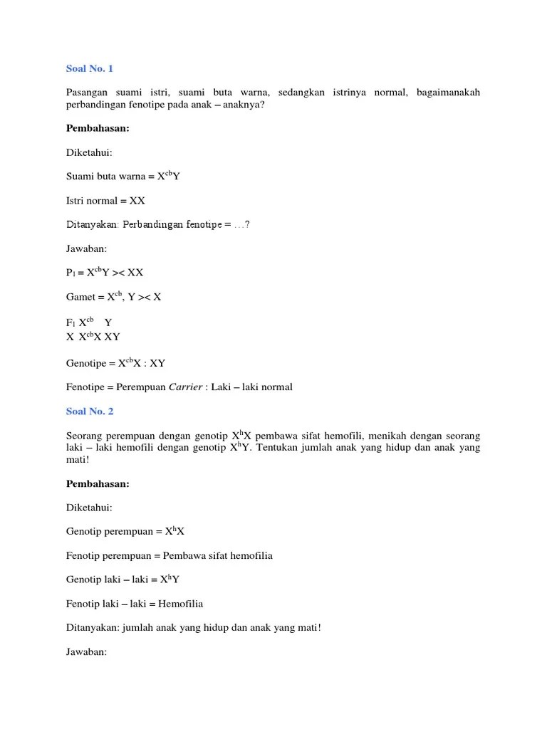 Soal Heredit | PDF