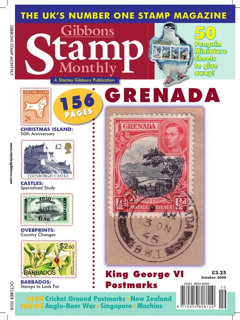 Gibbons Stamp Monthly 2008.10 PDF Postage Stamp United States