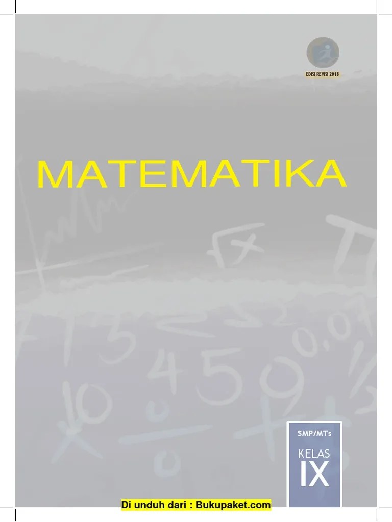 Buku Siswa Matematika Kelas 9 Revisi 2018 | PDF