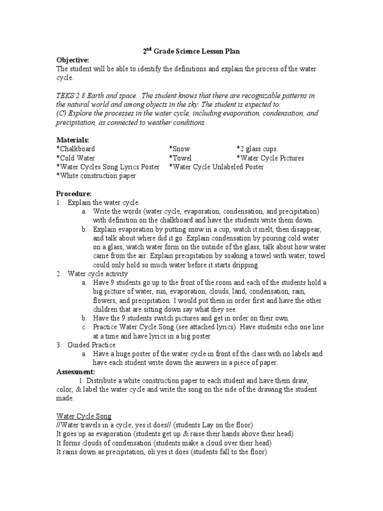 grade 2 science topics