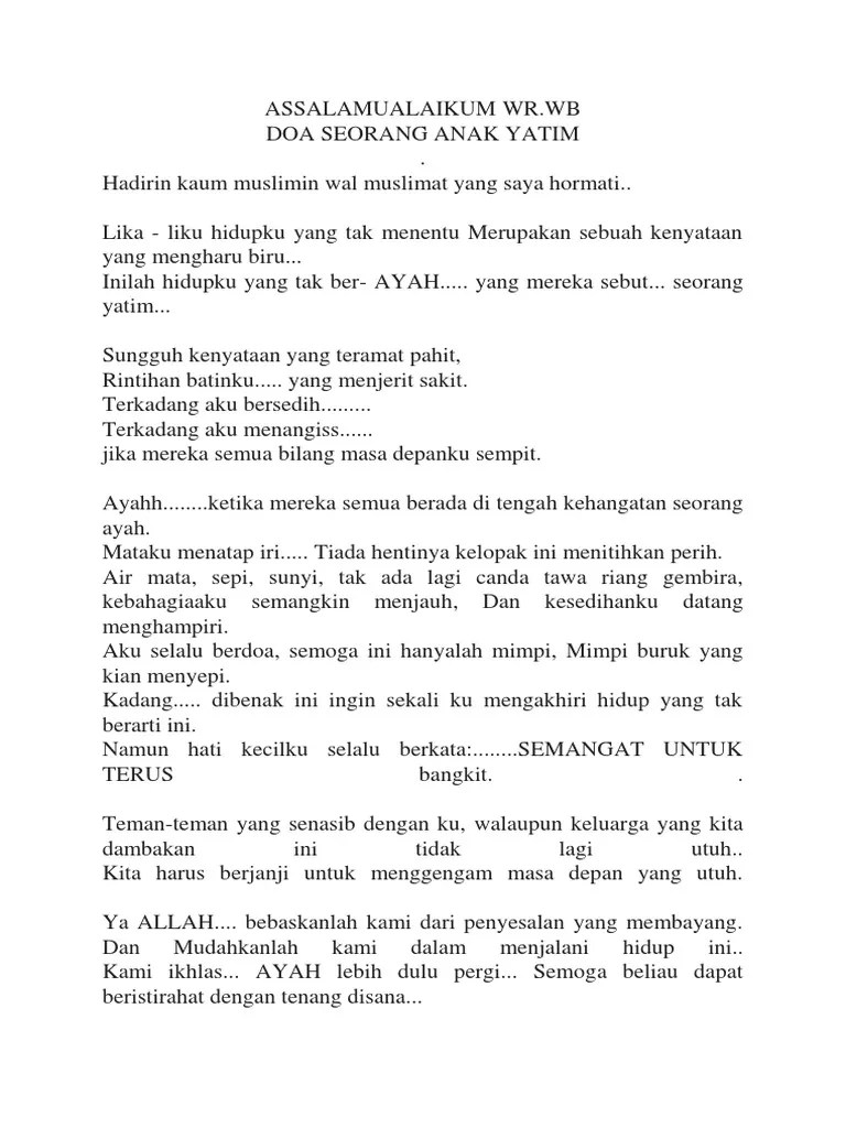 Doa Dari Anak Yatim PDF