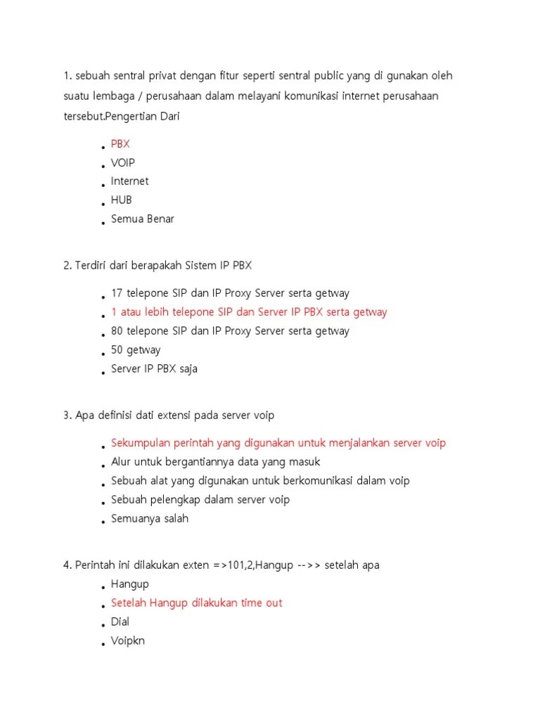 Soal Teknologi Layanan Jaringan (Syafiq Maulana Al Balkhi XII TKJ) | PDF