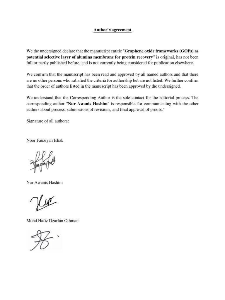 Declaration of Interest Statement PDF