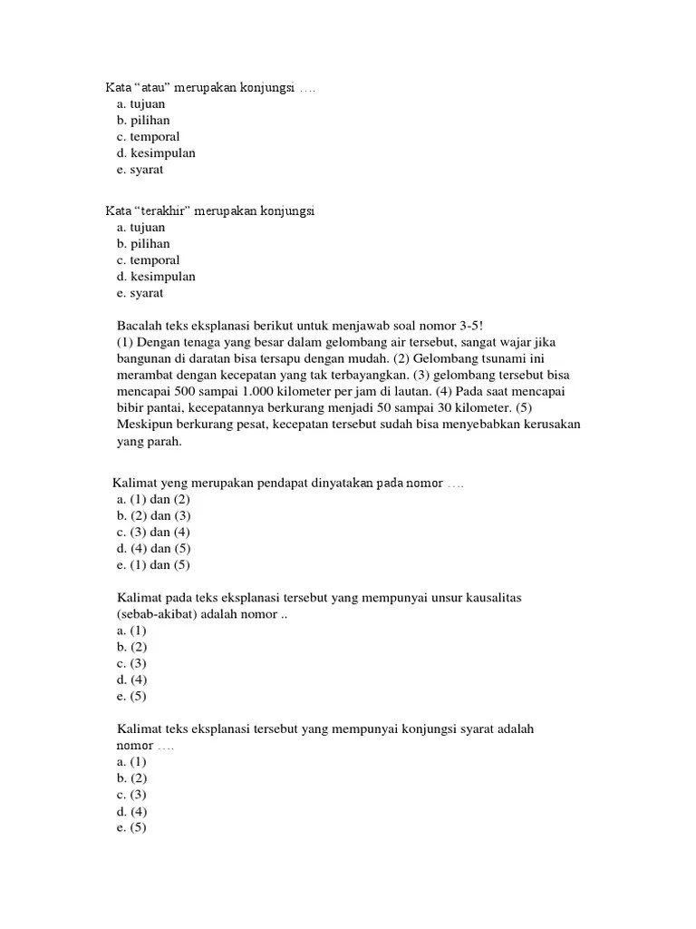 SOAL PAS B INDONESIA Kelas 11 PDF | PDF