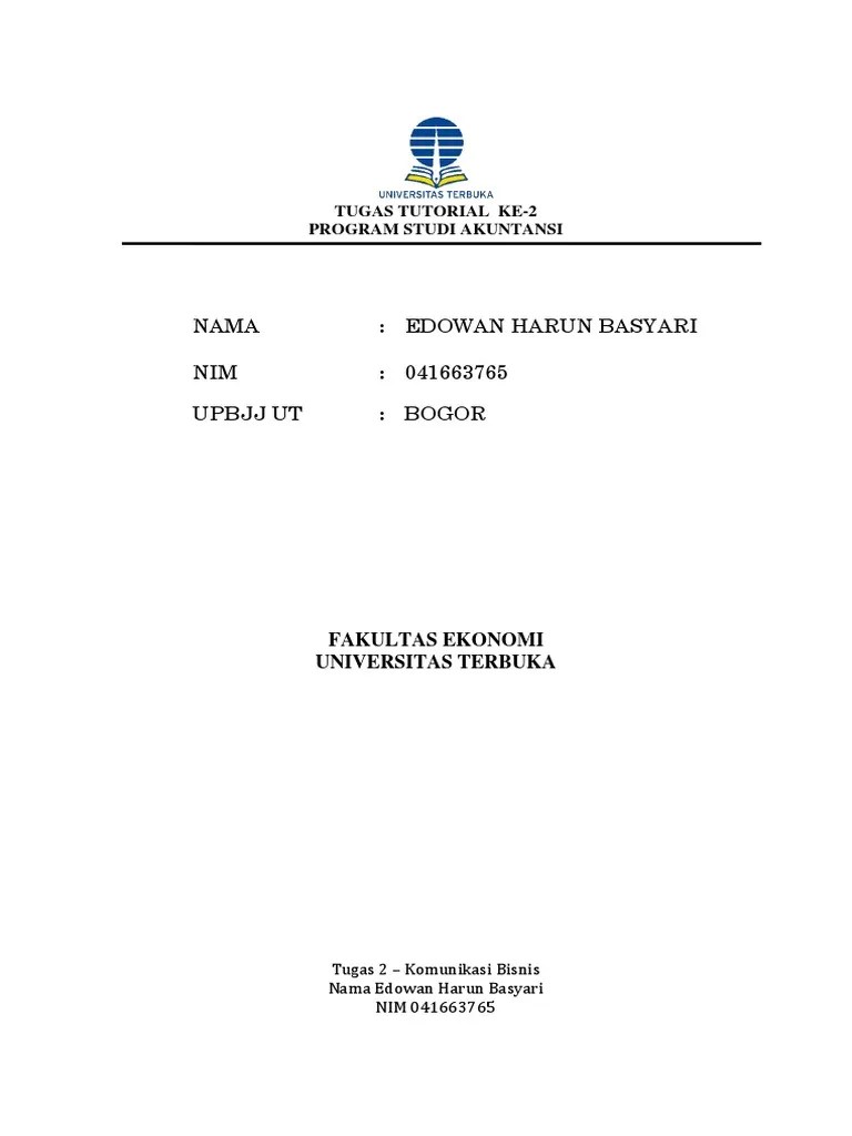 Komunikasi Bisnis Ut Pdf