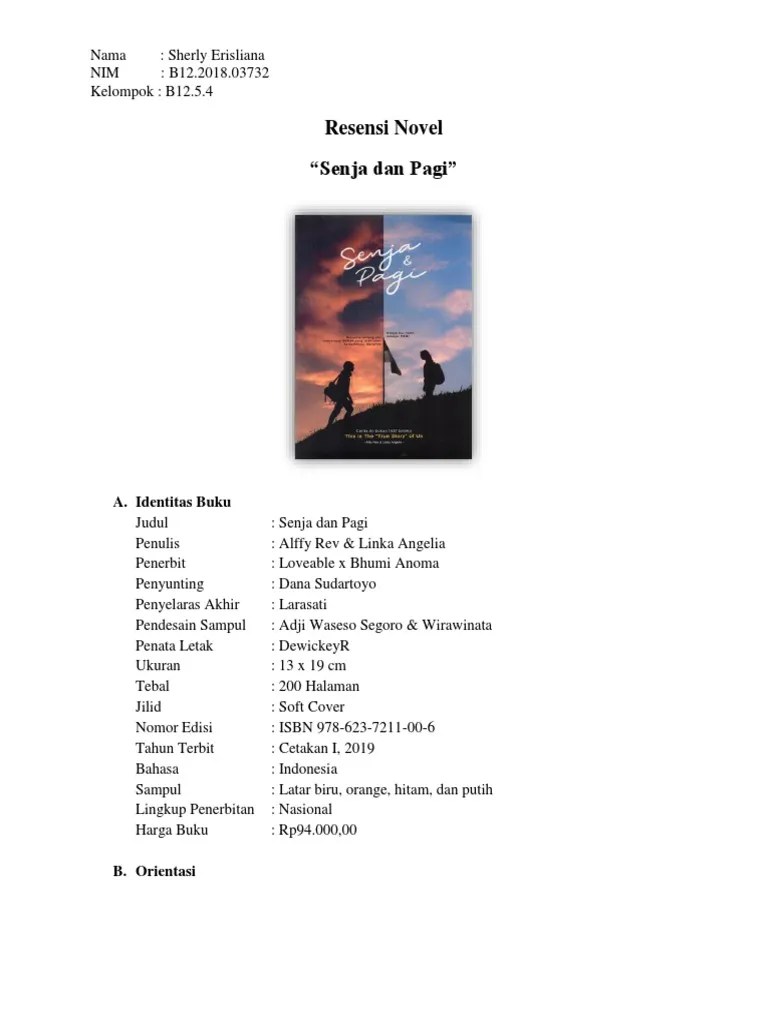 Download Novel Senja Dan Pagi Alffy Rev Pdf