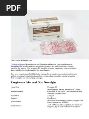 Neuralgin Rx 100 Strip Obat Nyeri Sakit Kepala Sakit Gigi Dan Haid Lifepack Id neuralgin dosis