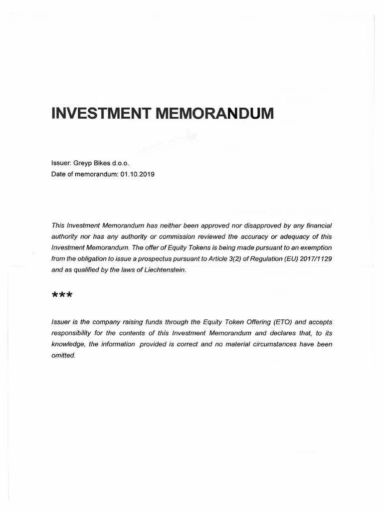 INVESTMENT MEMORANDUM Stocks Investor