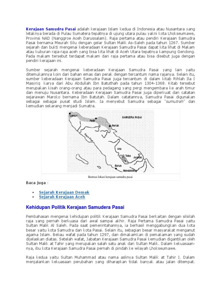 Kerajaan Samudra Pasai | PDF