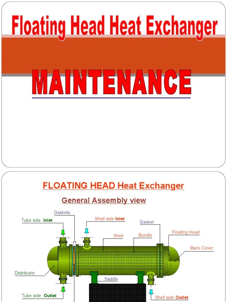Floating Head Heat ExchangerMaintainance PDF Leak Heat Exchanger