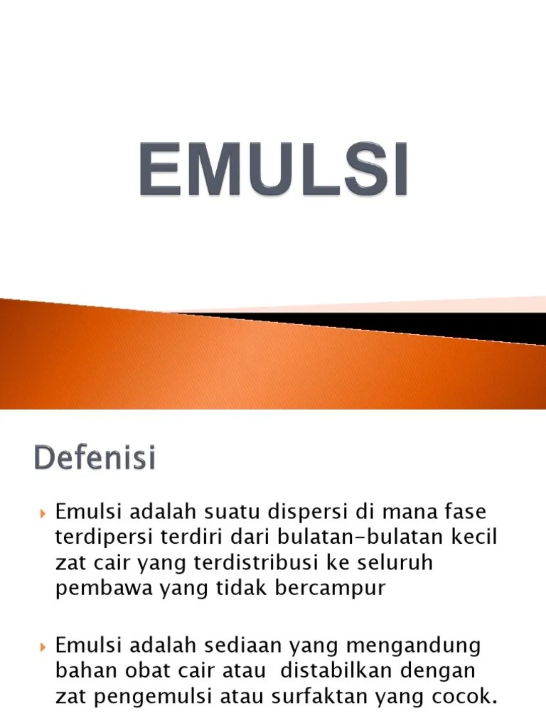 Emulsi7 121214102059 Phpapp01 Pdf Document emulsi adalah