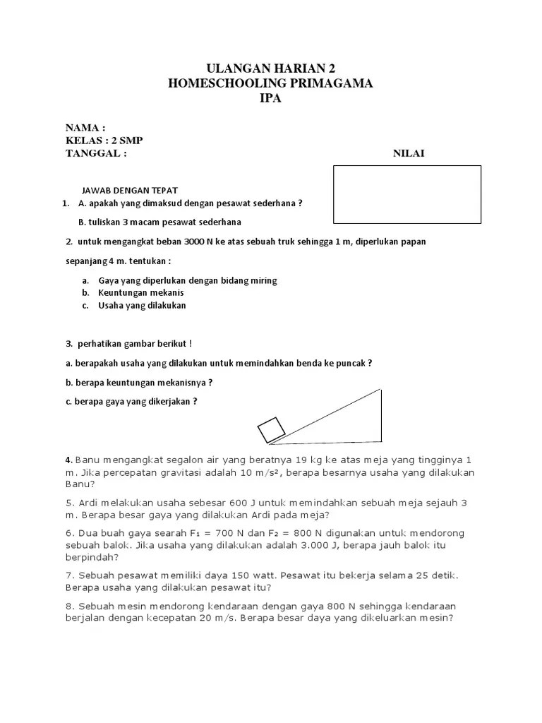 Remidi 2 Ipa William | PDF