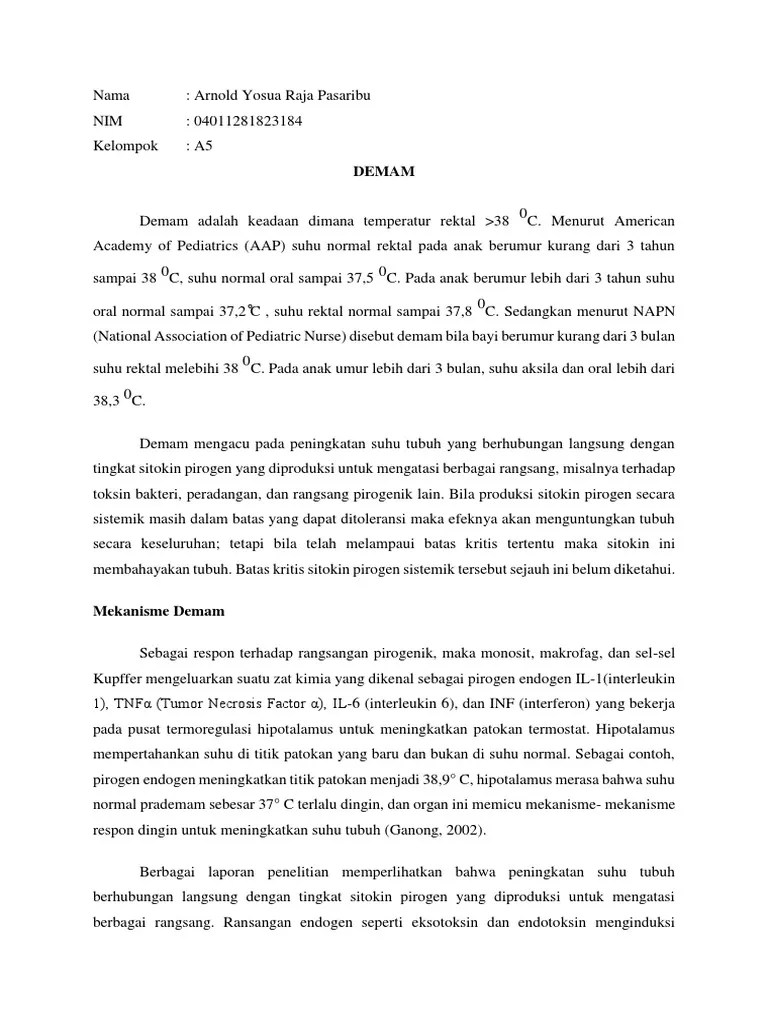 LI Arnold - Demam | PDF