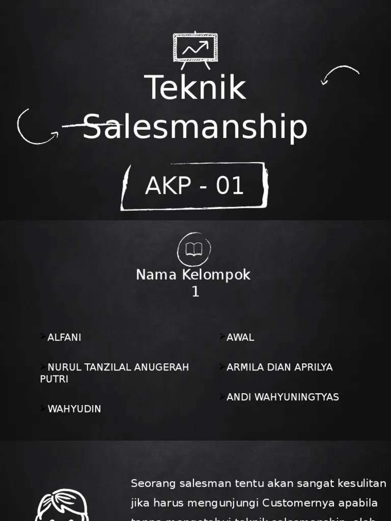 Teknik Salesmanship | PDF